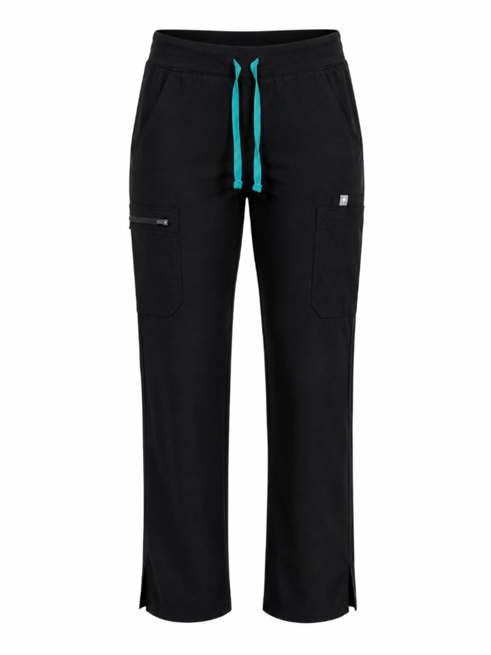 FIGS Technical Collection Black Cargo Scrub Pants S Petite